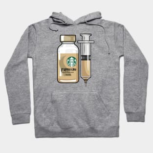 Chilled Vanilla Iced Coffee Drink Injection for medical and nursing students, nurses, doctors, and health workers who are coffee lovers Hoodie